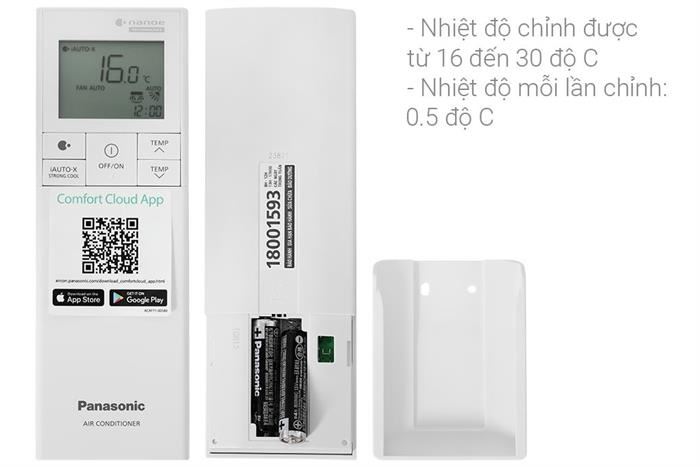 Điều Hòa Panasonic Inverter 12000 BTU 1 Chiều CU/CS-U12BKH-8 - Model 2025